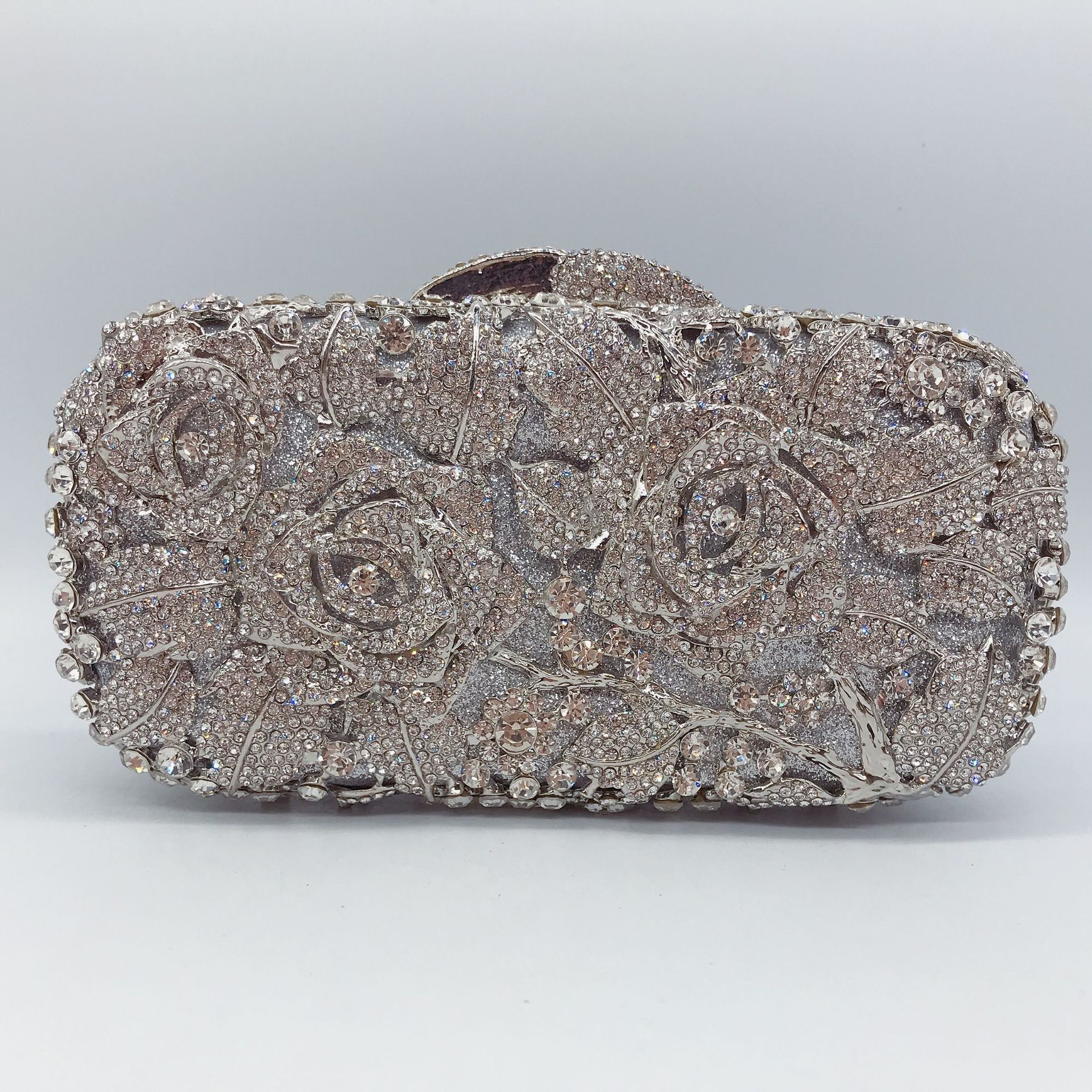 Evening cross-border hueco diamantes bolsa de cena rosa diamantes bolsas de mano bolsa de mujer fiesta bolsa de cena