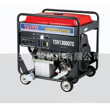日本大洋汽油发电机 TSV13000TE 8-10KW 380V银行基站消防发电机
