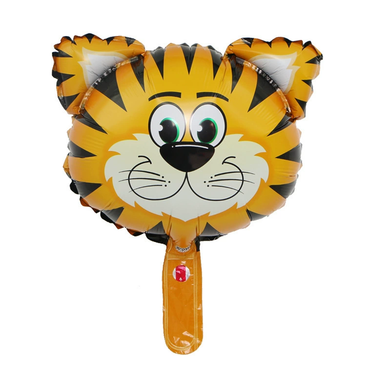 Cartoon balloon, lion, tiger, monkey