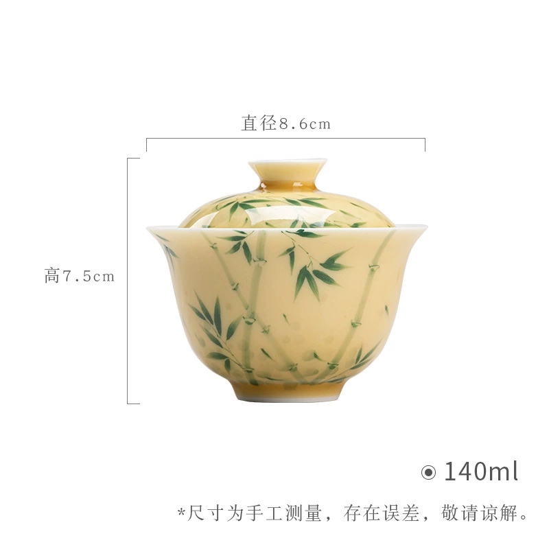 Ceramic tea set: керамический чайный набор, чайная чашка, натуральная руда, роспись ручная