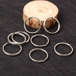 Factory Wholesale Various Specifications of Metal Nickel-Plated Key Rings, Key Rings, Iron Aperture Key Chain Accessories in Stock