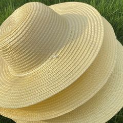 大号仿草帽户外遮阳防晒农用男女性夏季大檐大沿