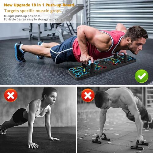 Manufacturer's push-up board for men and women, multi-functional home fitness new abdominal fitness device, abdominal muscle chest muscle folding training board