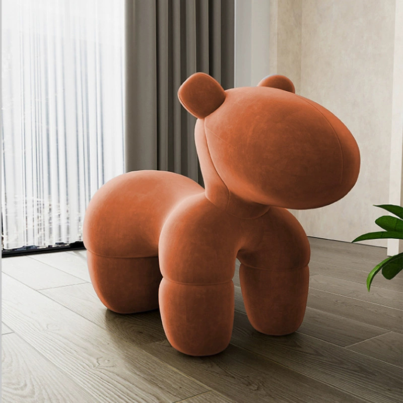Silla de caballo para niños animales perezoso sofá silla de algodón silla de caballo silla de caballo