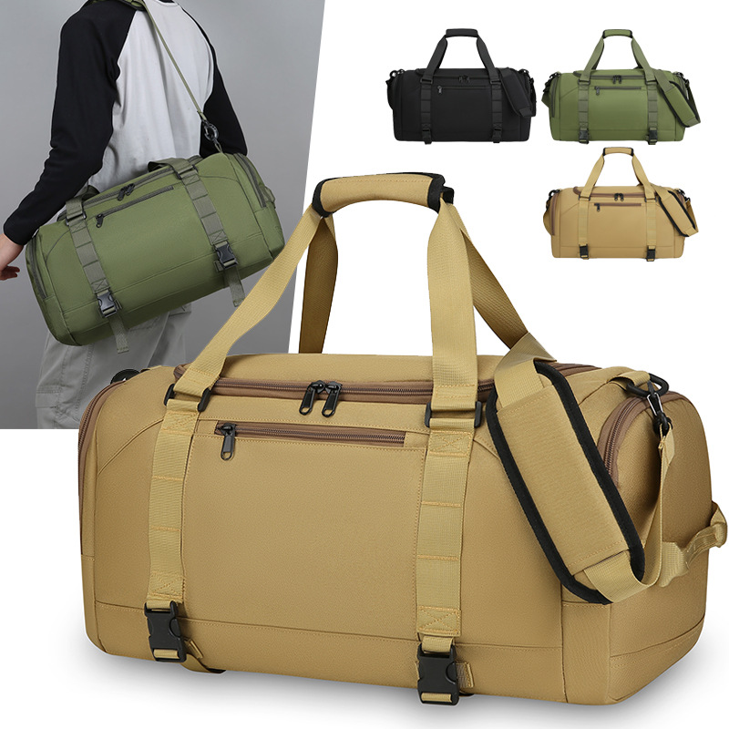 Bolsa de viaje portátil transfronteriza bolsa de equipaje al aire libre de gran capacidad bolsa de separación seca y húmeda bolsa de ejercicio bolsa de yoga bolsa de natación deportiva