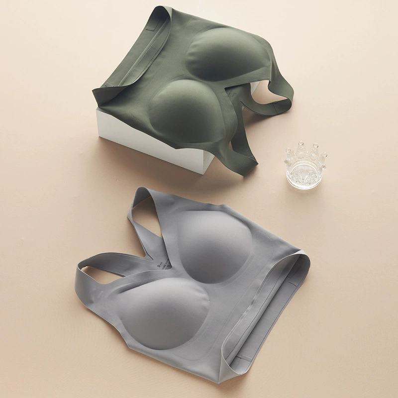 Весна и лето 2023 Новый женский бюстгальтер Y-образной формы красивый короткий жилет на спине цельный бесследный тонкий спортивный бюстгальтер для женщин