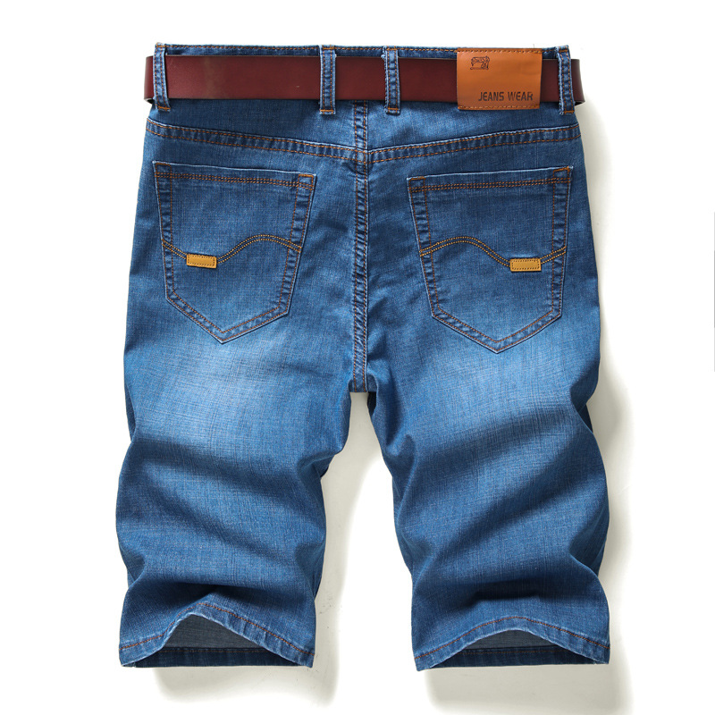 Men's Denim Shorts Dark Blue