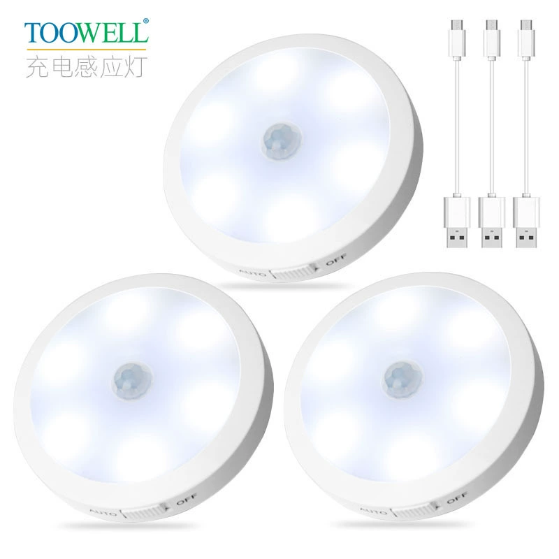 Международный бестселлер: умный сенсорный ночник для пожилых людей, прикроватная лампа для спальни, перезаряжаемый светильник для сна и кормления младенцев