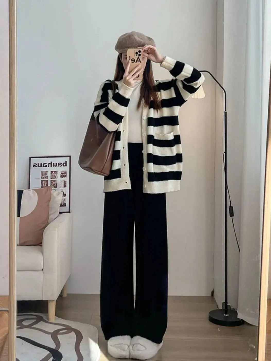 밀 곡물/블랙 [슈퍼 소프트 베이비 벨벳]]