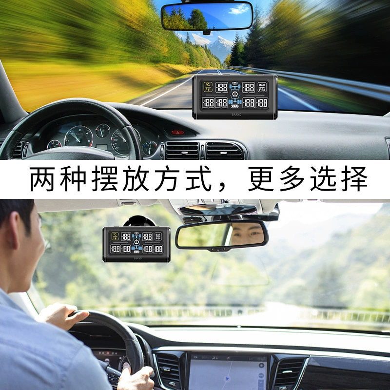 Монитор давления в шинах грузовых автомобилей 6-колесный TPMS RV Мониторинг давления в шинах