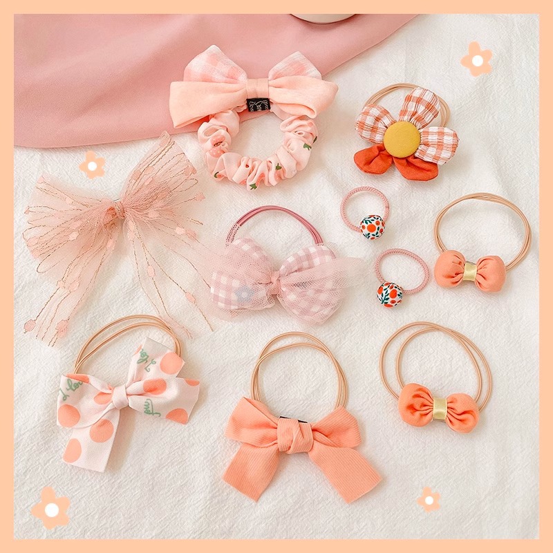 Cuerdas de cabello para niños lindos anillos de cabello de arco para niñas no lastiman cuerdas de cabello de alta elasticidad duradera para el cabello