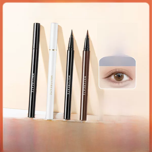 Bodybuilding Chuangyan Eyeliner Soft and Hard Beginner Liquid Eyeliner Pen Waterproof and Sweat-Proof Not Easy to Smudge Cotton Brush Head