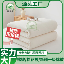新疆棉花被长绒棉被芯被褥冬季棉胎学生宿舍纯棉被子四川源头厂家