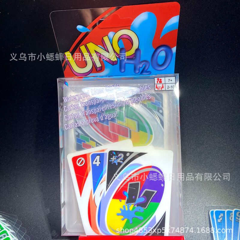 Foreign Trade Cross-Border Hot-Selling Crystal Uno Cards with Waterproof Plastic Box, a Must-Have Board Game for Parties, Camping, and Water Activities. in Stock Foreign Trade Cross-Border Hot-Selling Crystal Uno Cards with Waterproof Plastic Box, a Must-Have Board Game for Parties, Camping, and Water Activities. in Stock
