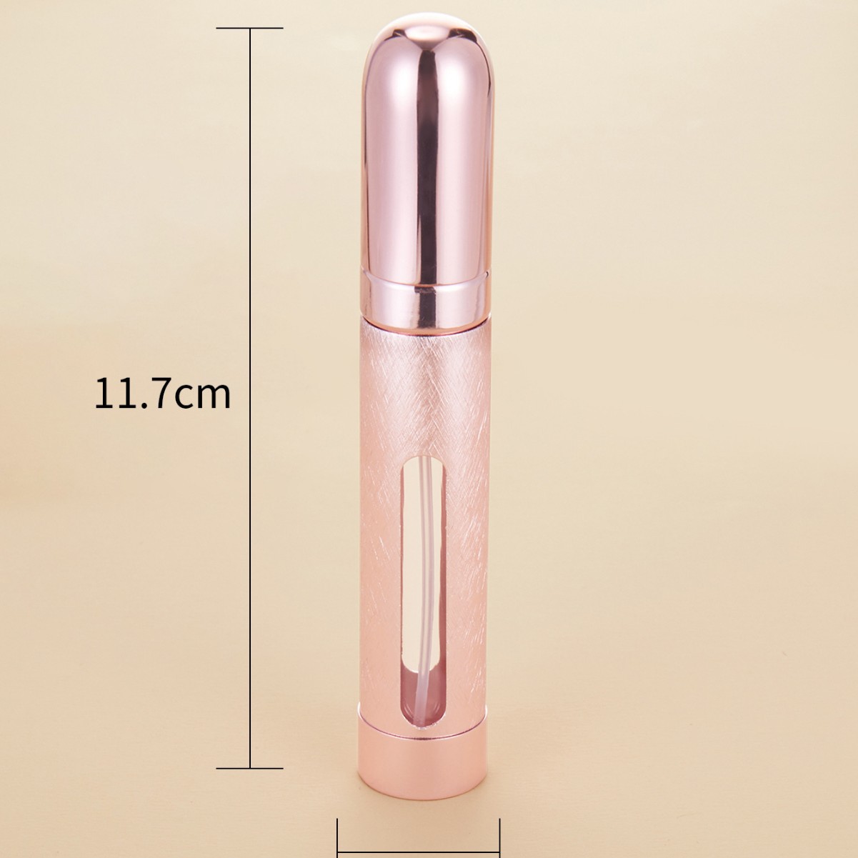 12ml电化铝开窗香水瓶玻璃香水子弹头分装瓶化妆品防晒喷雾瓶批发