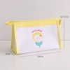 Polyurethane matte yellow pencil case