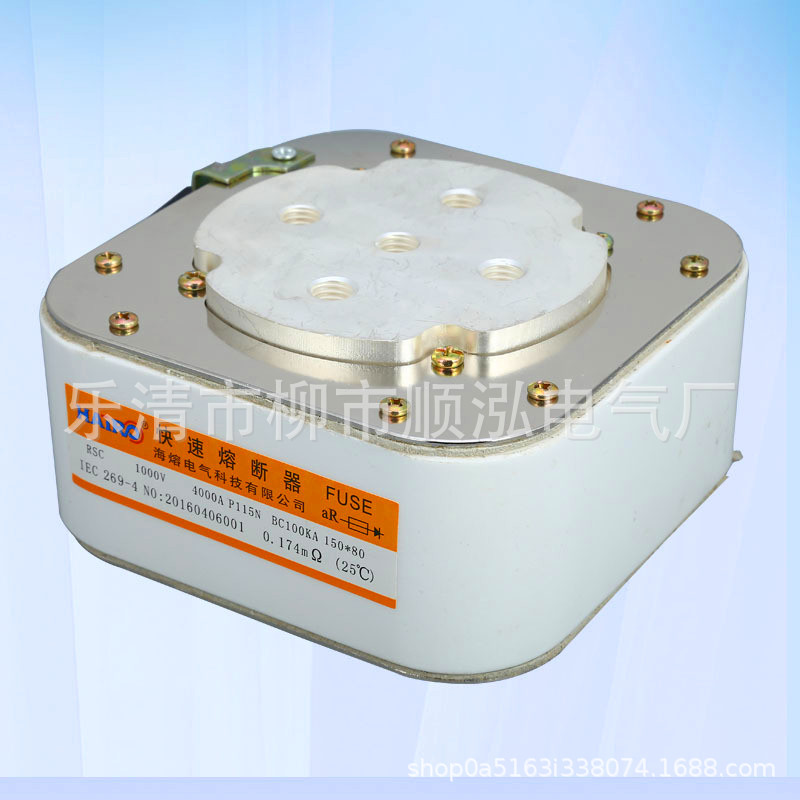 RSC-1000V/4000A P115N平板式快速熔断器P型五孔 熔断体
