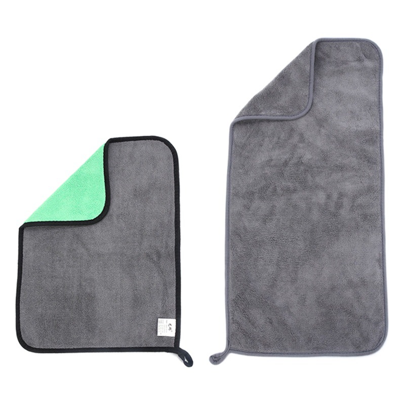 Fábrica al por mayor paño de limpieza de automóviles toalla especial absorbente engrosamiento no duele la pintura del coche pelusa trapo de vidrio Toalla de lavado de automóviles
