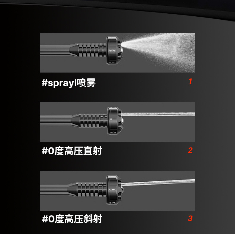 High-Pressure Car Wash Water Gun Household Wireless Car Wash Machine Portable Powerful Car Watering and Spraying Lithium Battery Cleaning Machine