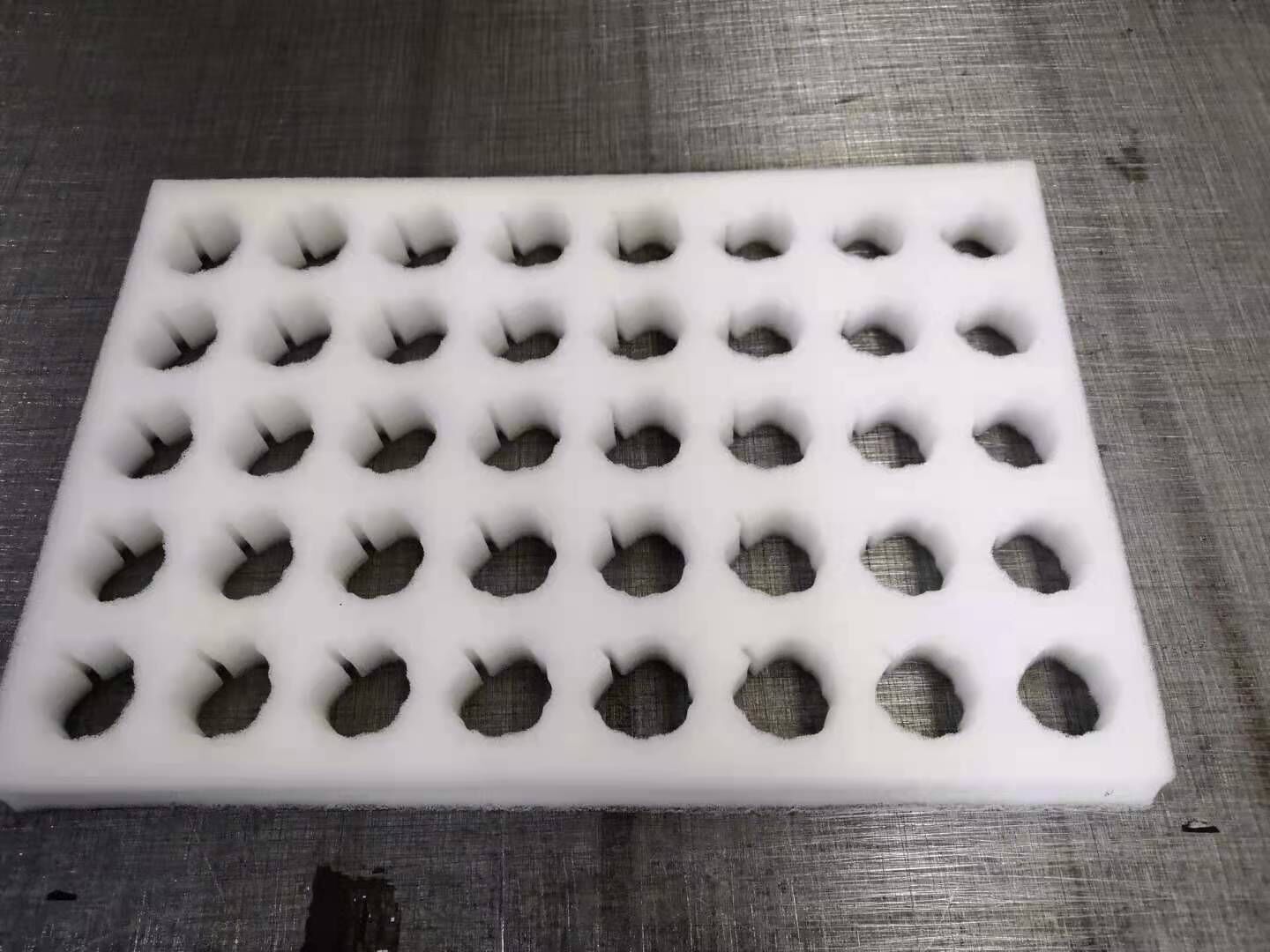 厂家供应白色樱桃水果包装海绵泡沫/石榴运输水果包装泡沫