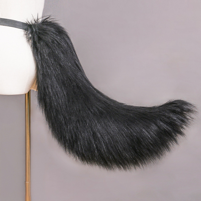 Anubis diadema Lobo B en stock accesorios de cosplay tocado felpa accesorios para el cabello simulación bestia diadema del oído