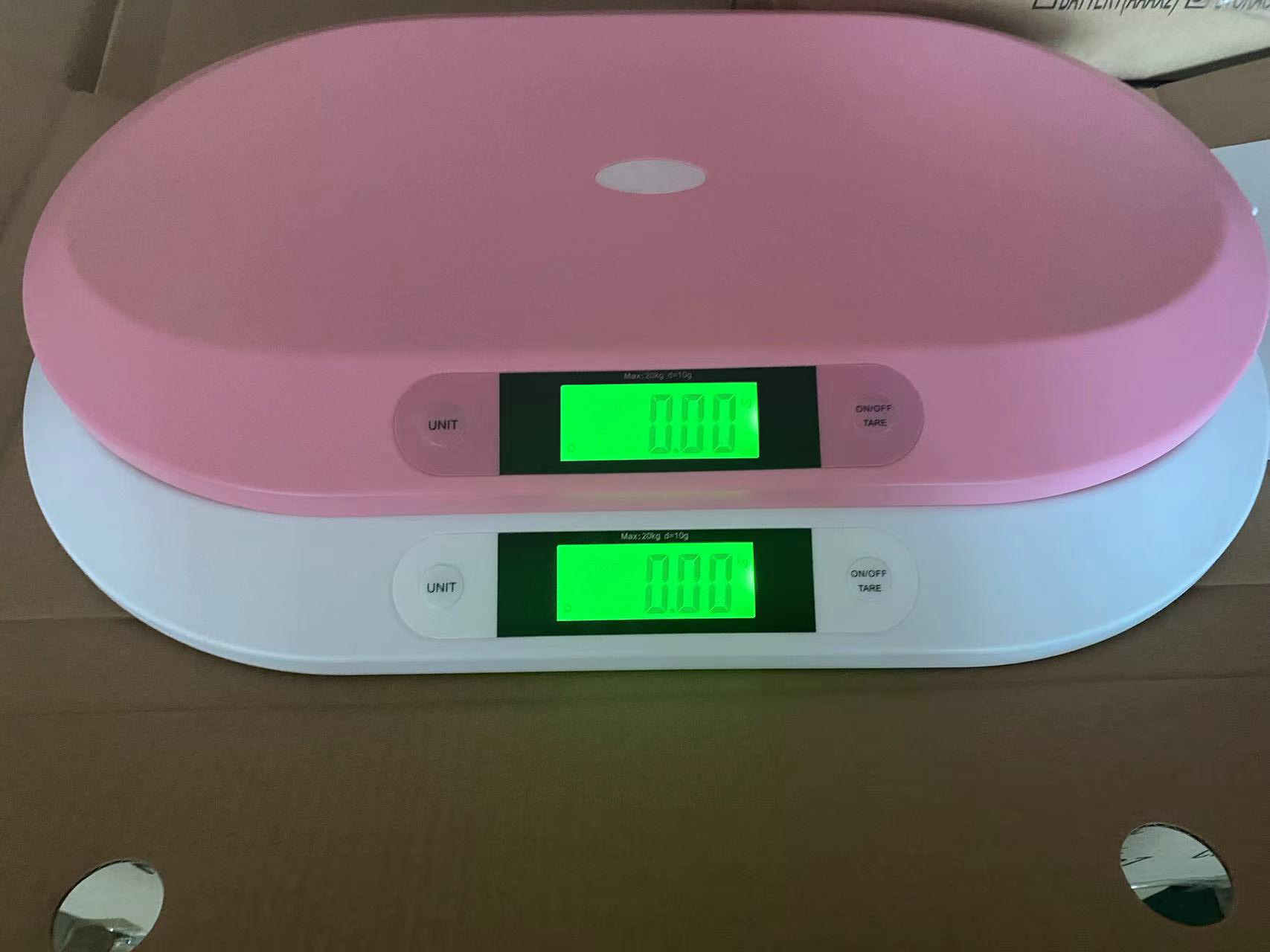 El Comercio exterior nuevo recién nacido peso balanza electrónica con cinta 20kg mini bebé escala paquete escala altura instrumento de medición