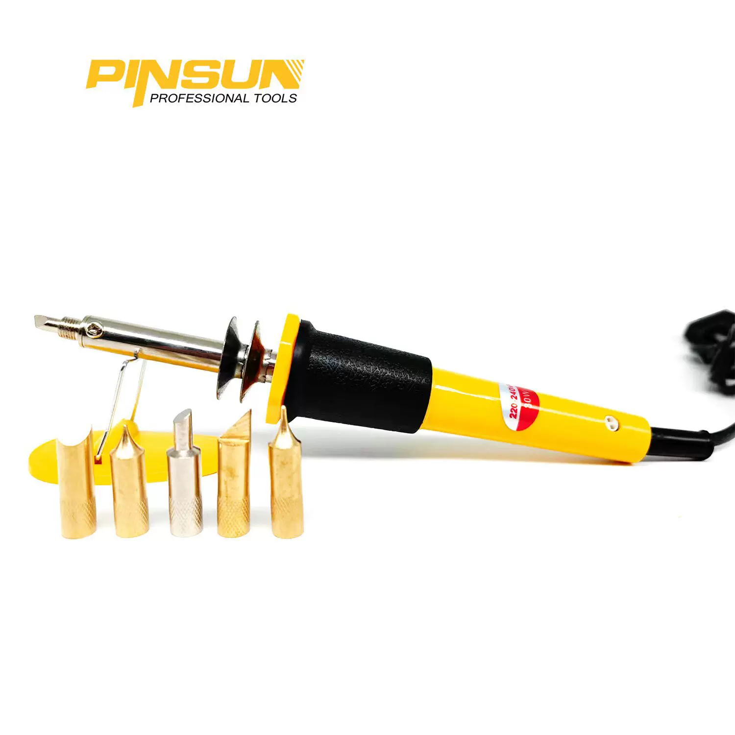 厂家直销批发PINSUN雕刻电烙铁7件套 30W 220V 烙画雕花烙铁套装