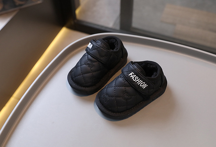 Téli új gyermek pamut női hócipő plüss baba meleg sétacipő_voghion.com