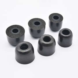 批发耳机海绵塞 防噪音耳塞助听器防啸叫耳帽塞头 海棉软耳帽配件