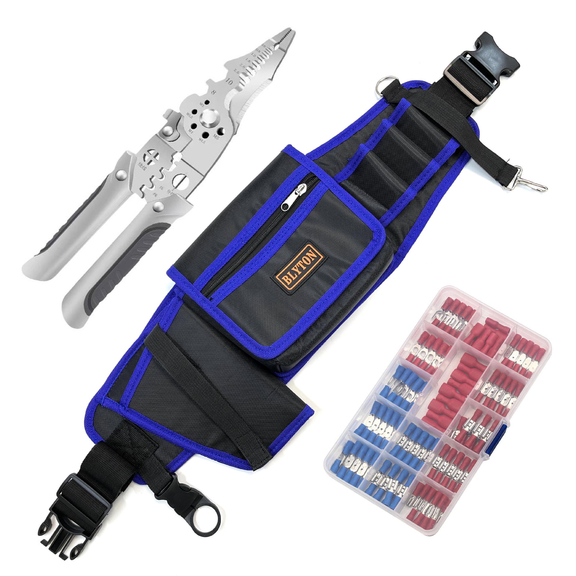 Bolsa de Herramientas para Electricista Yi Nian, Bolsa de Almacenamiento de Herramientas Multifuncional Portátil para Reparaciones, Bolsa de Herramientas para Carpintería, Caja de Herramientas