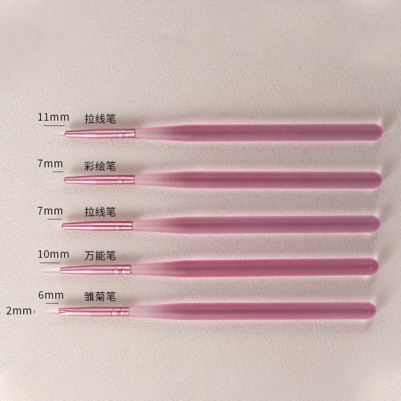 和風半透明マニキュアペイントペンセット、プロ仕様の極細描画ペン、秋菊万能ペン、線画と花の描画用特殊ペン|undefined