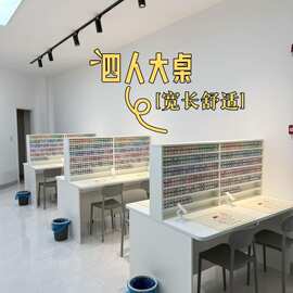 拼豆桌手工专用拼豆专用桌双人ai自习室桌小饭桌桌子辅导班桌椅