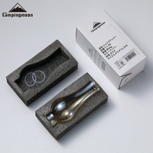 Koman gas lamp series camping atmosphere lampshade outdoor camping gas lamp high temperature resistant glass lampshade