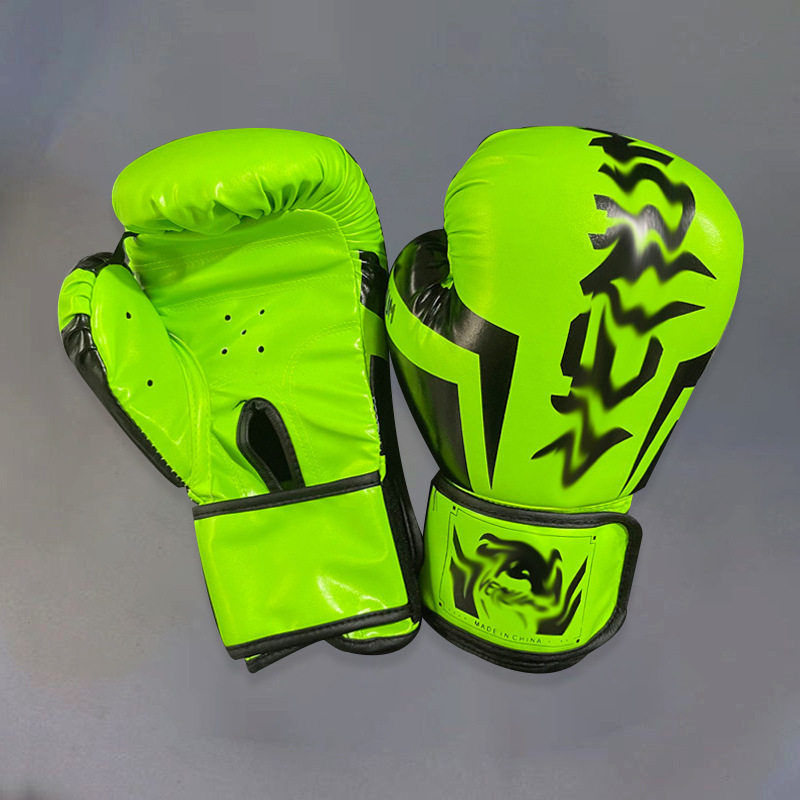 Pu guantes de boxeo conjunto completo niños adultos Sanda lucha boxeo equipo protector taekwondo suministros guantes de boxeo al por mayor