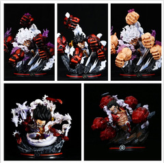 Pirate World Masterpiece WCF Ghost Island Ultimate Move Rubber Nine-Headed Snake Luffy Crow Cannon Multiple Punches Luffy Action Figure