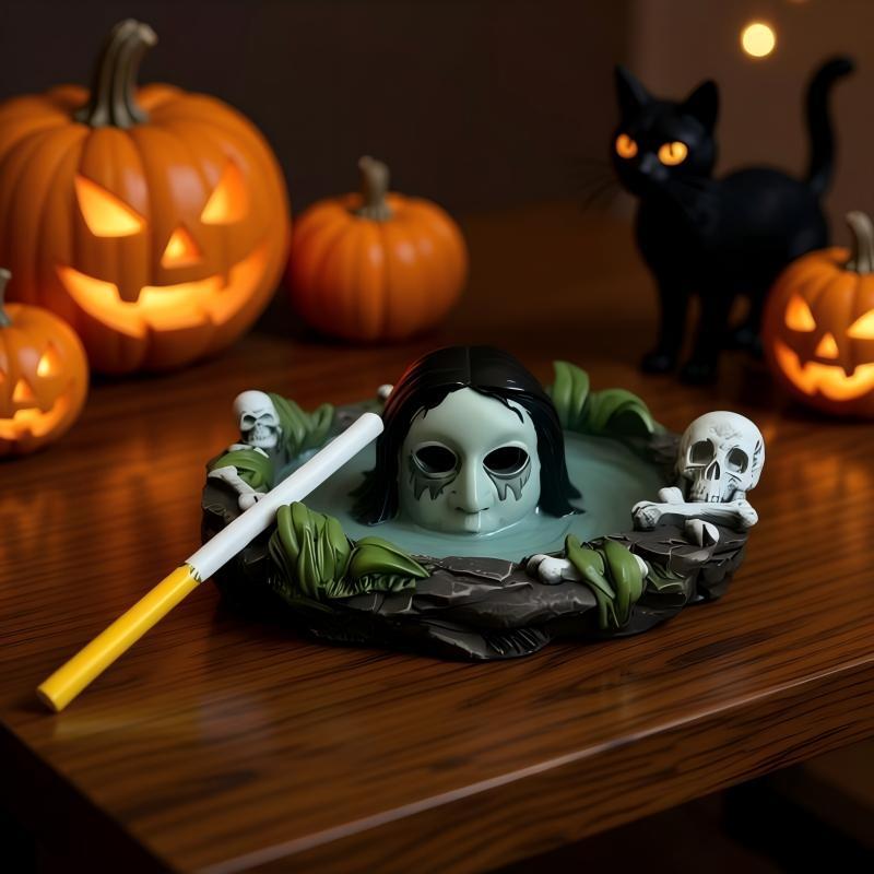 Cross-Border Halloween Resin Ghost Ornaments, Skull Water Ghost Ashtray, Night Light, Desktop Decorations, Crafts Cross-Border Halloween Resin Ghost Ornaments, Skull Water Ghost Ashtray, Night Light, Desktop Decorations, Crafts