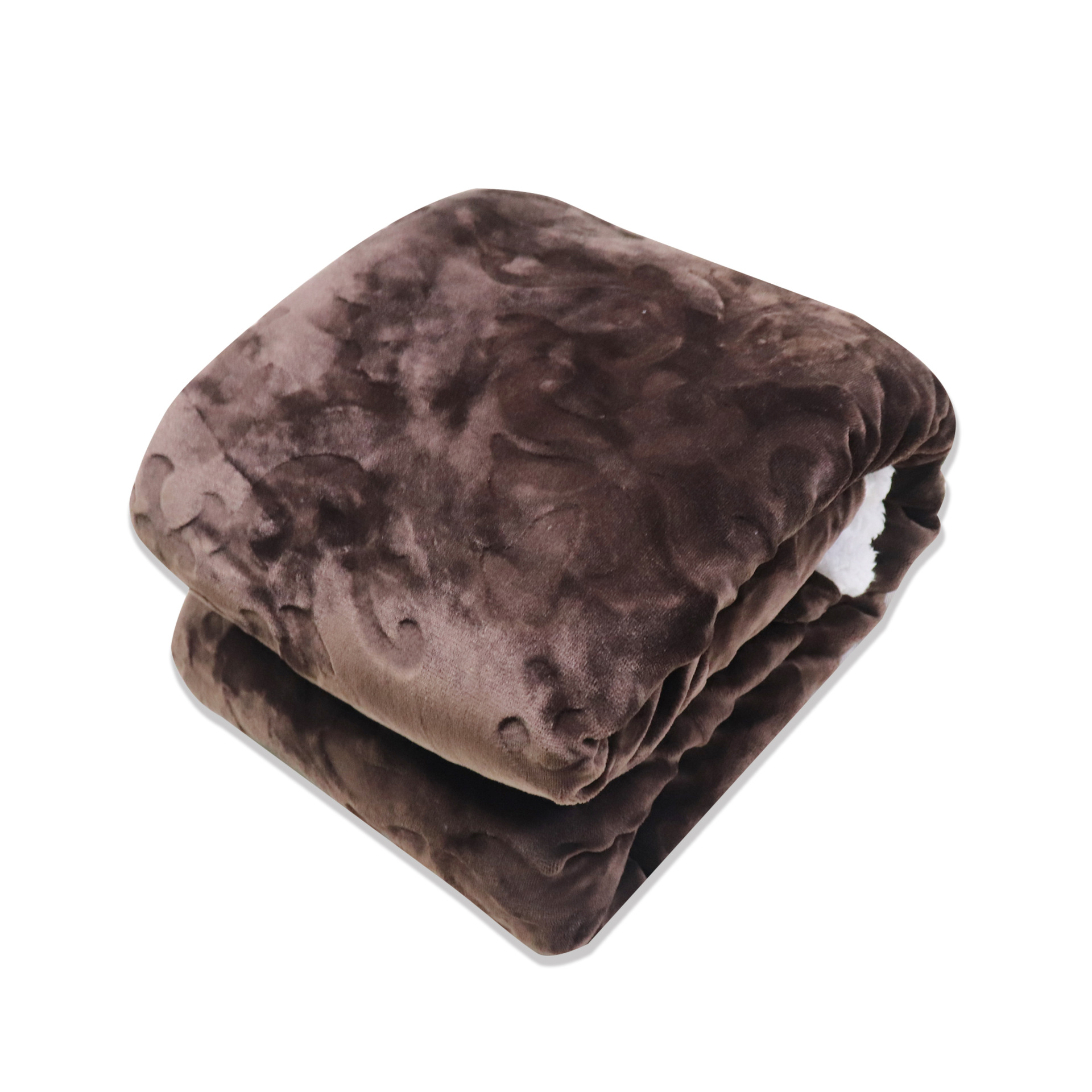 Korean-style thickened double-layer lambswool blanket student nap blanket office blanket warm flannel shearing blanket