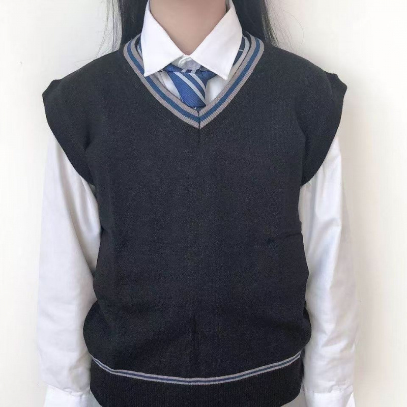 Harry Potter Vest V Neck Men's and Women's Same Style Jk Uniform Kidsren's Adult Gryffindor Cos Sweater Costume