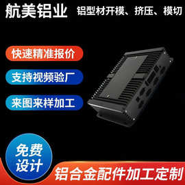 服务器MIN机箱工控外壳网络车载功放软路由线路板工业铝合金