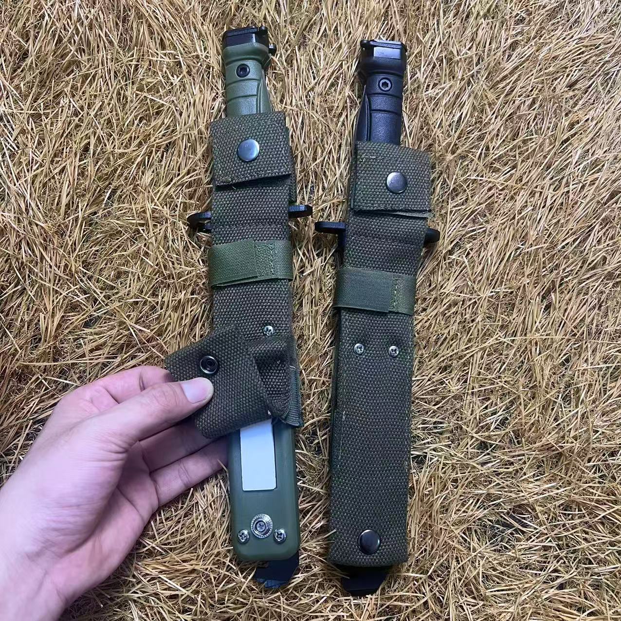 Comercio extranjero transfronterizo de alta calidad K25 segunda generación de cubierta de cuchillo de campamento de supervivencia del ejército de cubierta de cuchillo de veteranos