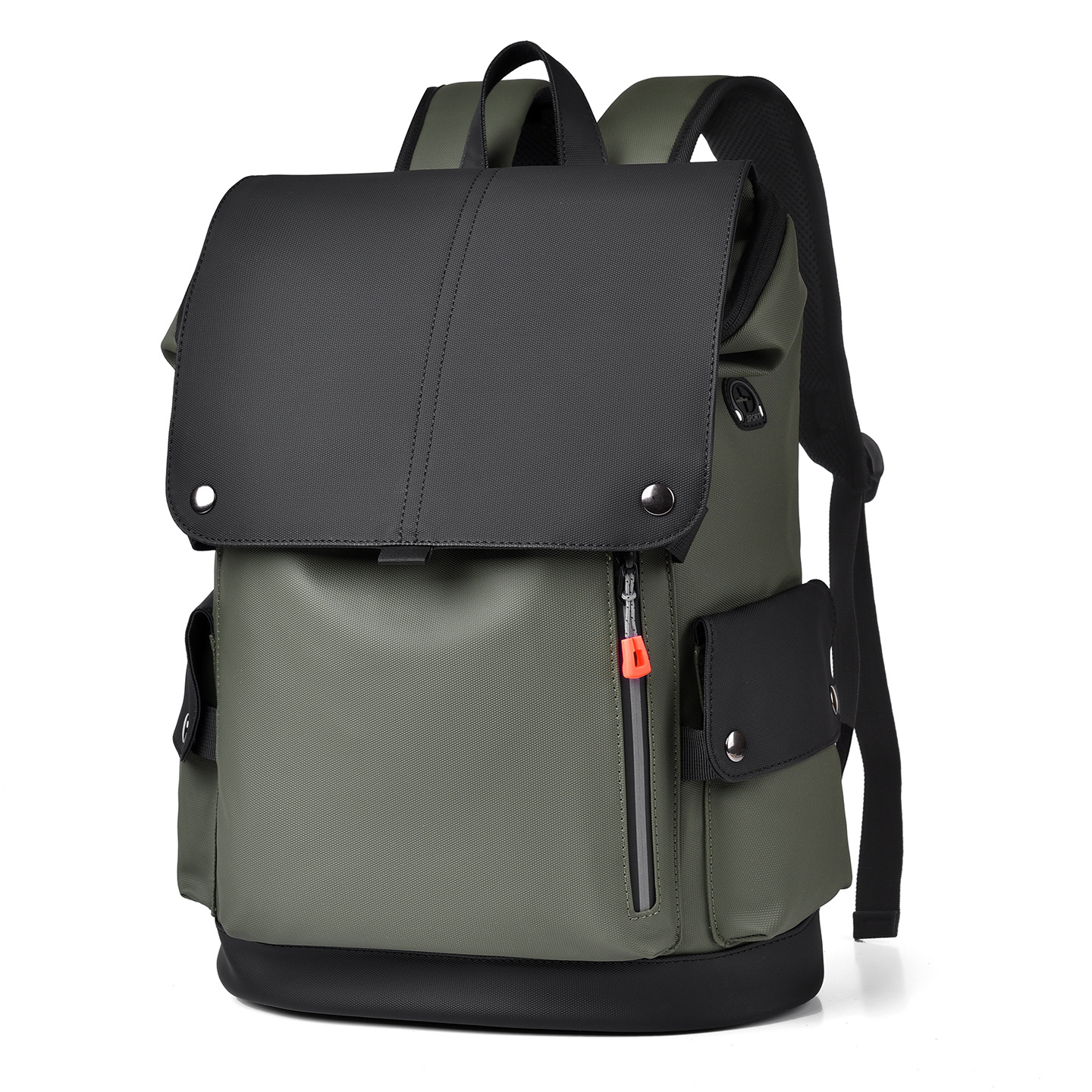 Cross-border high-end men's backpack for business trips, large-capacity laptop backpack, business casual student backpack for men