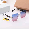 Fashionable sunglasses for adults, comfortable retro trend glasses, simple and elegant design