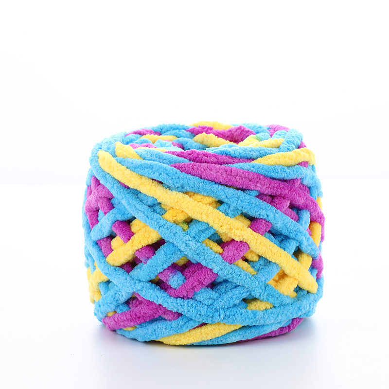 Hilo de la tira de hielo hilo de una sola hebra de lana gruesa bola de aguja hilo tejido a mano bolsa bufanda material de DIY Paquete de fábrica al por mayor