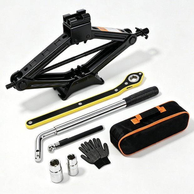 Car 0kg Ton Set Wholesale Scissor Tire Changer Multifunctional Tool Tire Pressure Gauge Portable