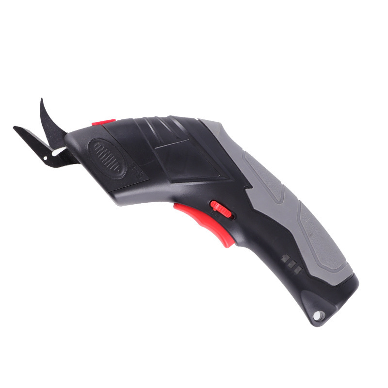 Nueva tela alfombra cuero cortar tijeras eléctricas transfronterizas de mano recarga de tela cortador de tijeras eléctricas