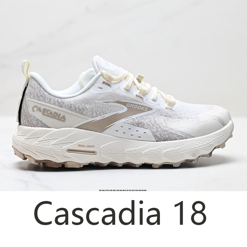 Brooks Cascadia 18 Putian Foreign Trade Cross-Border New Shock-Absorbing Hiking and Trail Running Sports Shoes 36-46 Brooks Cascadia 18 Putian Foreign Trade Cross-Border New Shock-Absorbing Hiking and Trail Running Sports Shoes 36-46