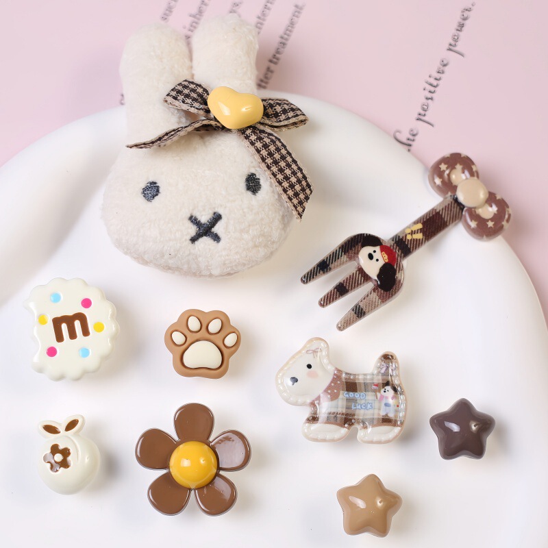 New Cute Plush Miffy Rabbit Doll Pendant DIY Accessories for Shoes, Hats, Scarves, Gloves, and Brooches New Cute Plush Miffy Rabbit Doll Pendant DIY Accessories for Shoes, Hats, Scarves, Gloves, and Brooches