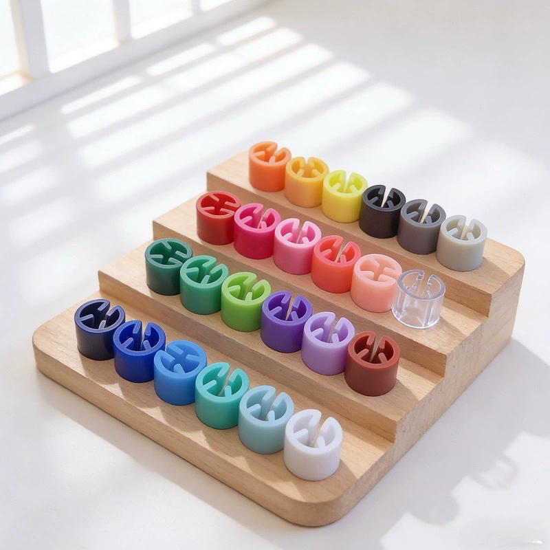 Трансграничный цветной без печати размер пряжки размер, круг размера одежды в общей сложности 21 цвет.