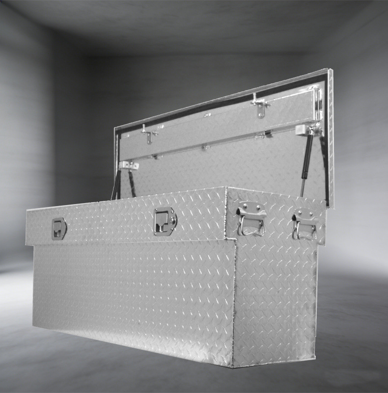 Cross-Border Hot-Selling Truck Pickup Truck Transporter Aluminum Pointer Five-Rib Pattern Plate Storage Tool Box