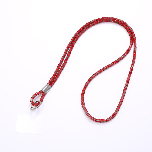 Yi Lian's new 6mm rhinestone crossbody chain mobile phone case lanyard high-end flash diamond chain anti-lost and anti-fall mobile phone chain